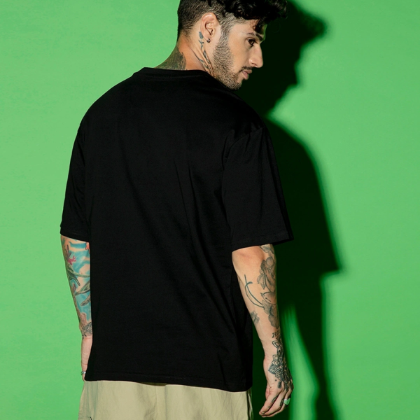 Men's Black Oversized T-shirt