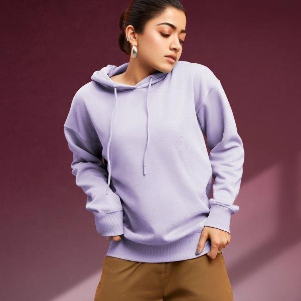 Women's Lilac Oversized Hoodie