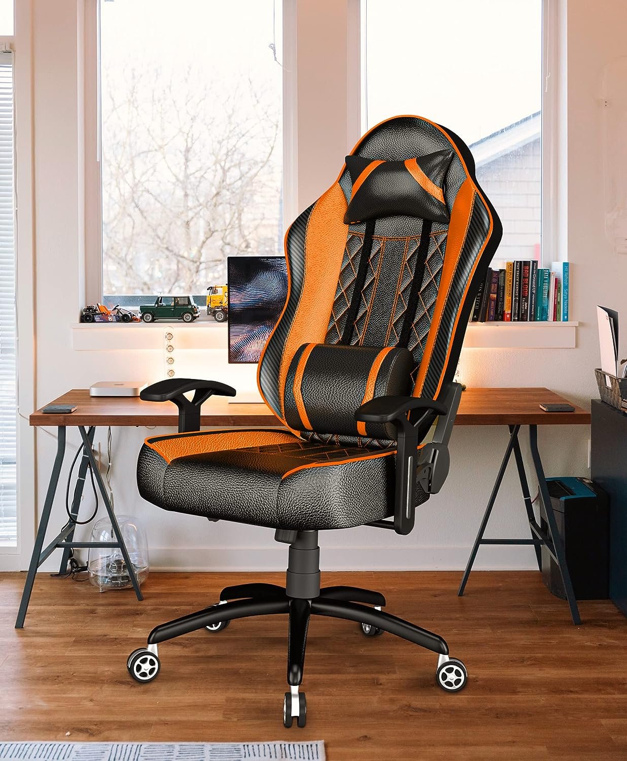 Multi-Functional Ergonomic Gaming Chair - MGC-6-ORANGE Multi-Functional Ergonomic Gaming Chair - MGC-6-ORANGE