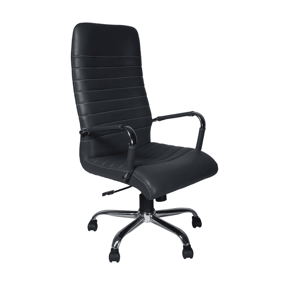 Sleek High Back Executive Office Chair Black Sleek High Back Executive Office Chair Black