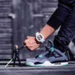 Jordans Retro 4 - Green Glow Edition