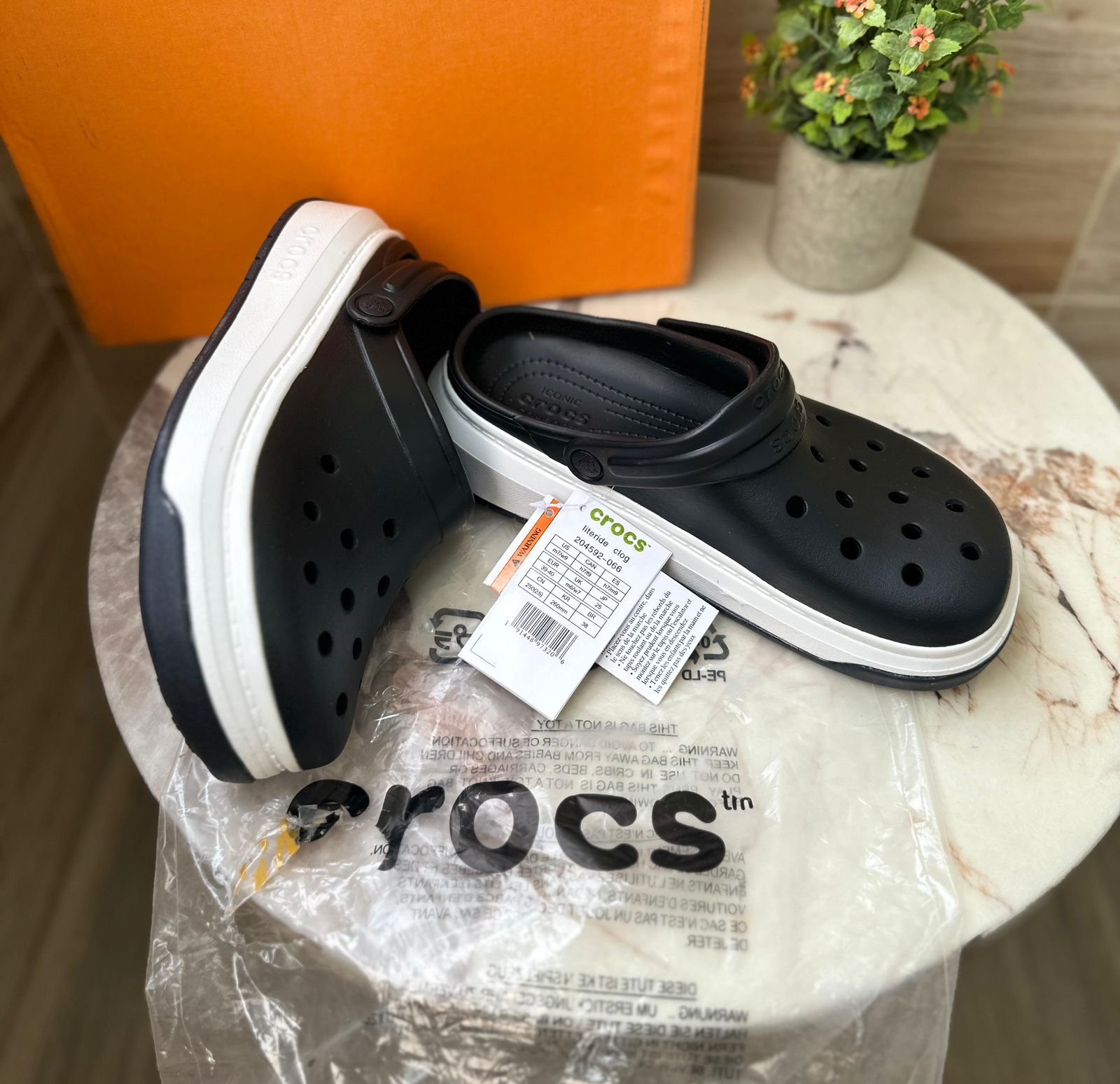 Showroom Quality Crocs Full Force Sandals: UK(Ind) M6-M10, Original Poly