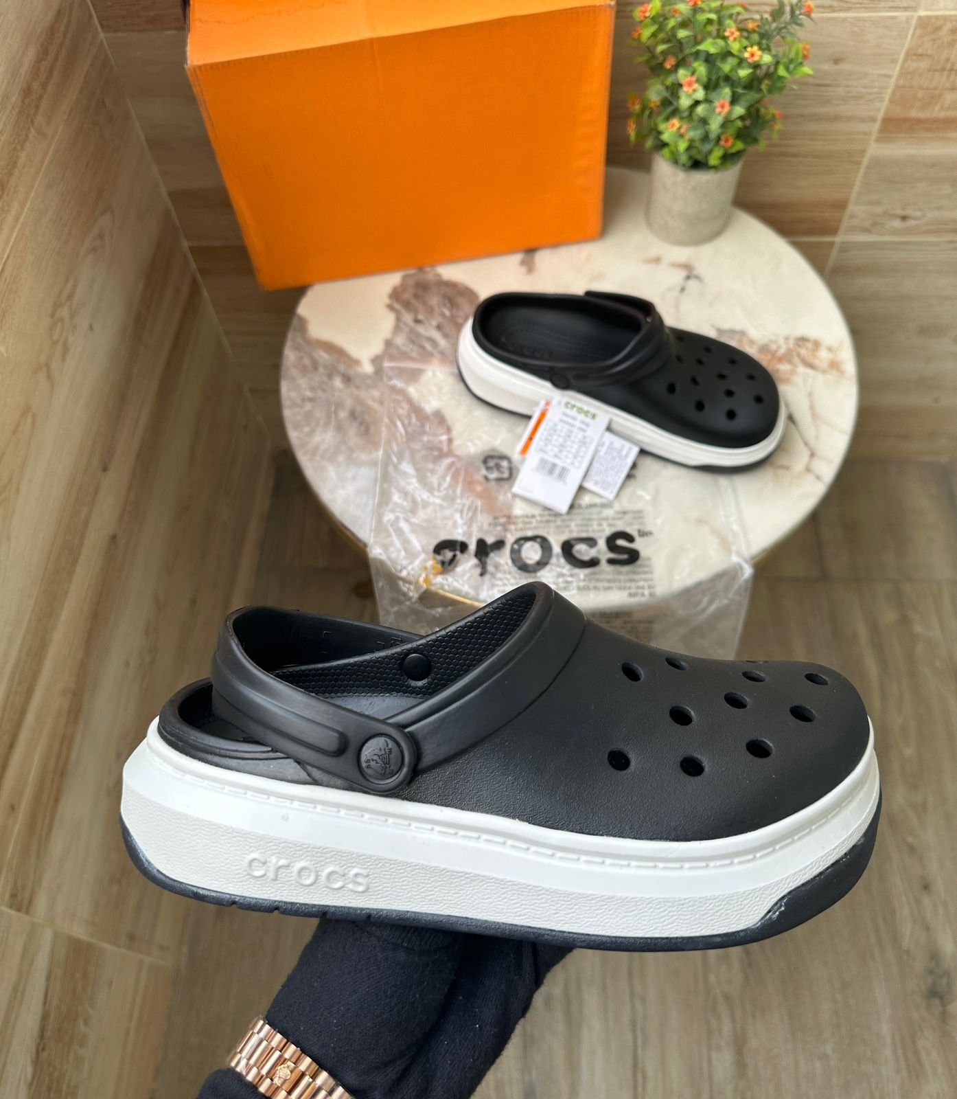 Showroom Quality Crocs Full Force Sandals: UK(Ind) M6-M10, Original Poly