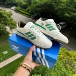Adidas Forum 84 White Green Shoes - WeftKart