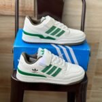 Adidas Forum 84 White Green Shoes - WeftKart