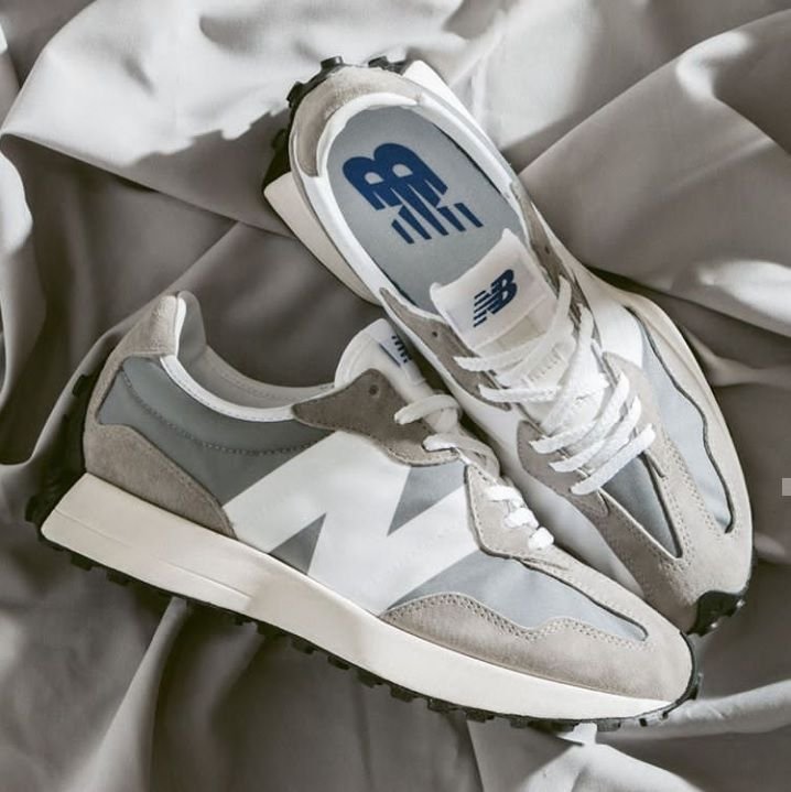 OG Grey 327 Edition of New Balance 327 - WeftKart OG Grey 327 Edition of New Balance 327 - WeftKart