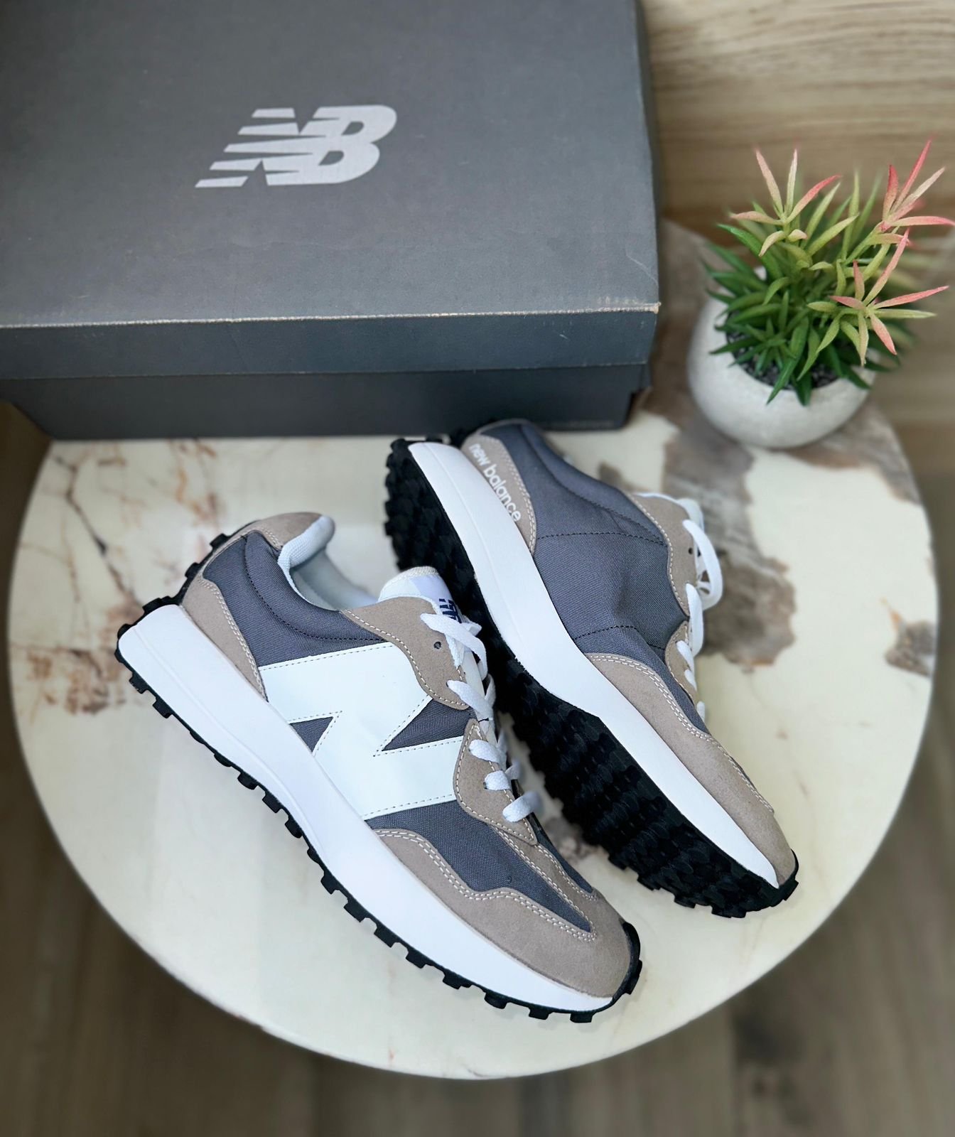 OG Grey 327 Edition of New Balance 327 - WeftKart OG Grey 327 Edition of New Balance 327 - WeftKart