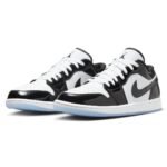Branded Air 1 Low Concord White Black Sneakers - WeftKart