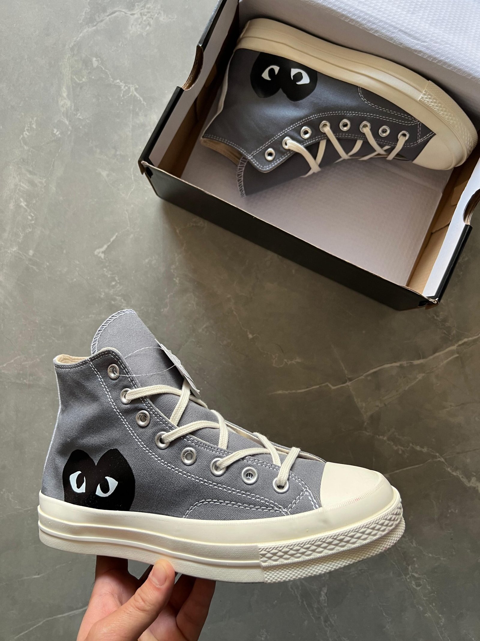 Branded Chuck Taylor Hidden Heart High Top Sneakers