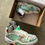 Branded Air Retro 5 Wings Sneakers