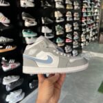 Branded Air Jordan 1 Low Wolf Grey Shoes