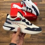 Branded Supertec Signature Lace-Up Sneakers