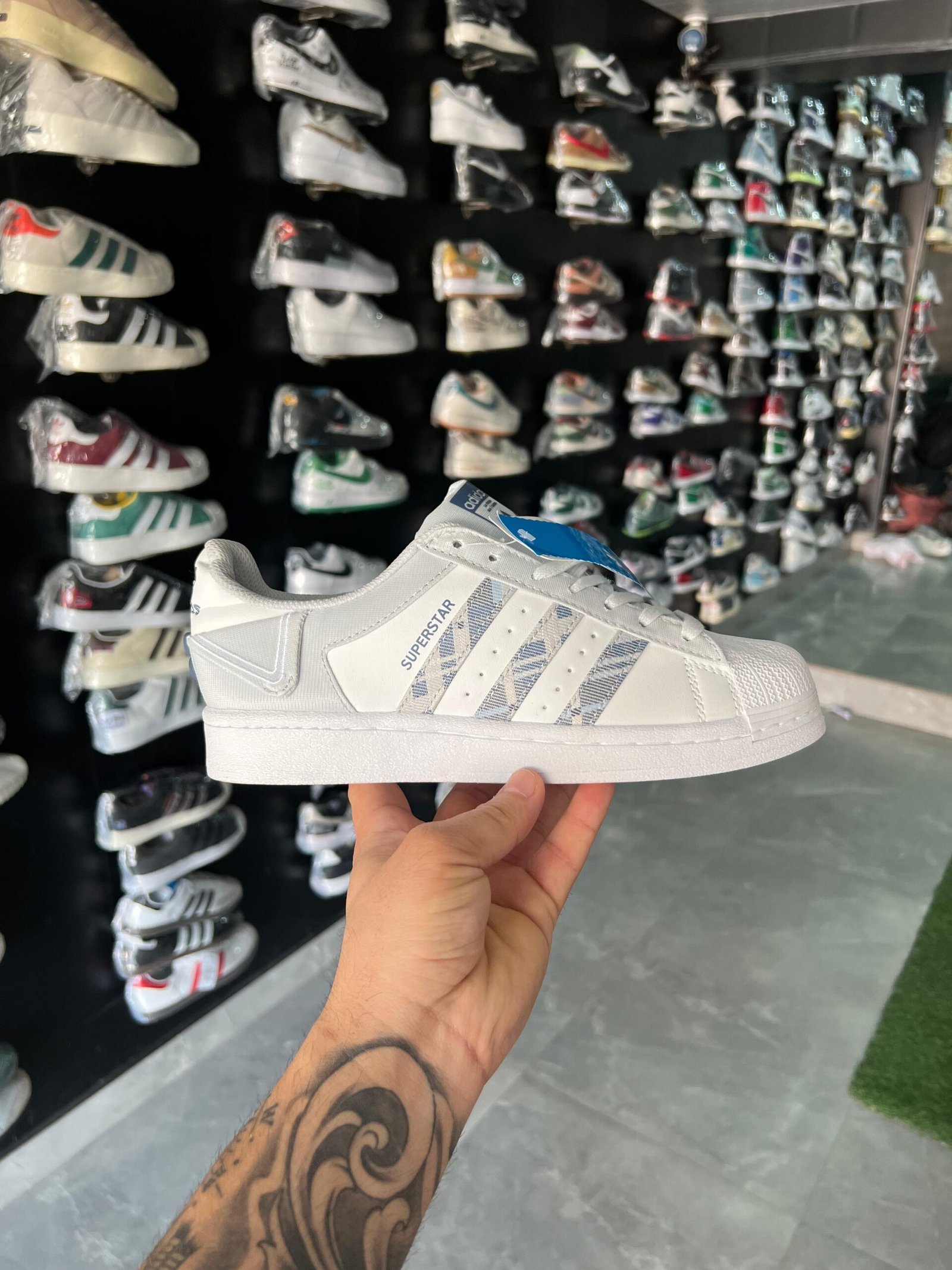 Branded Adidas Superstar 1st Copy Shoe (white) - WeftKart