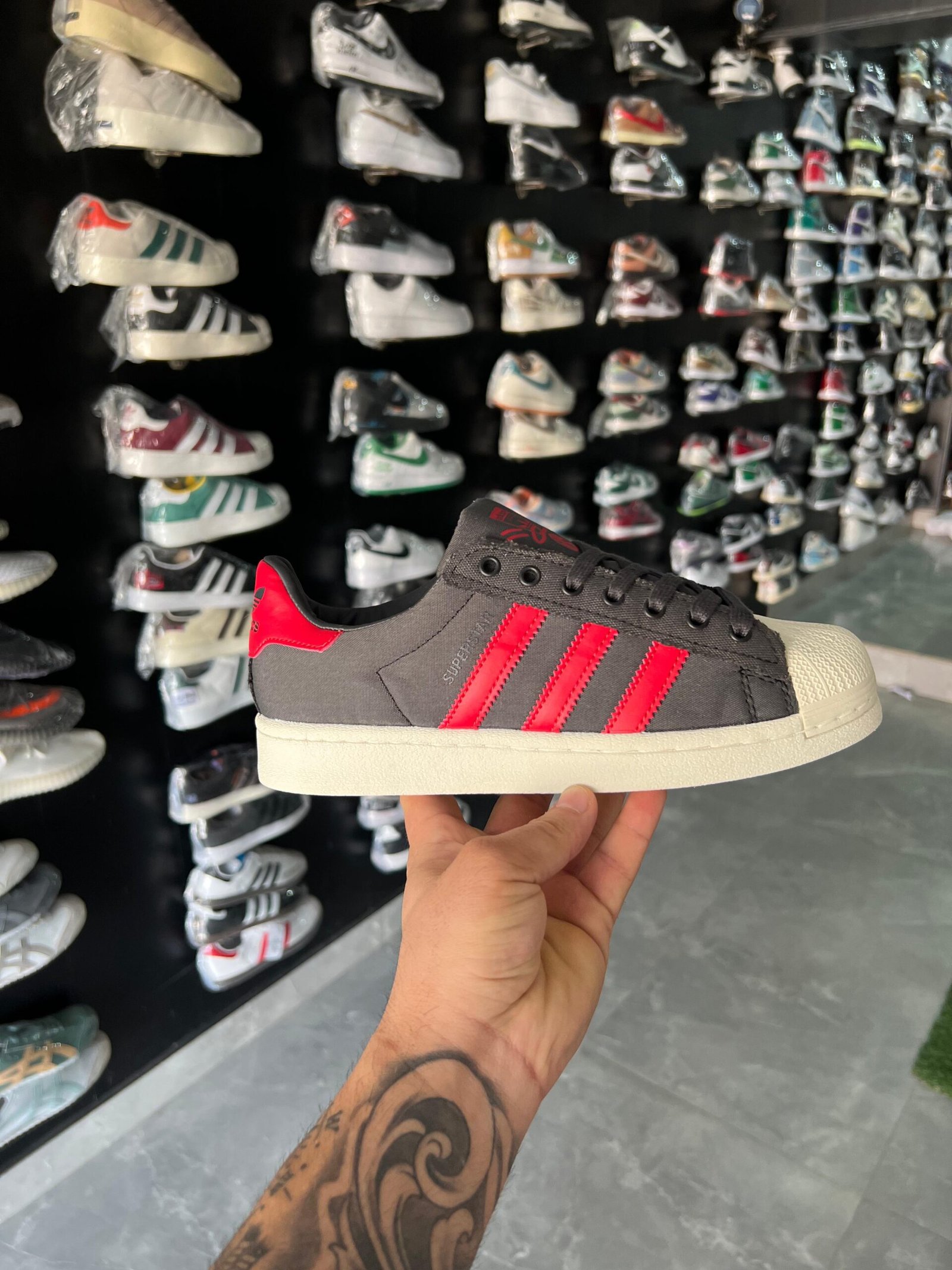 Branded Adidas Superstar 1st Copy (Black) - WeftKart