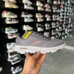 Branded Skechers Hyper Burst Running Shoes (Gray)