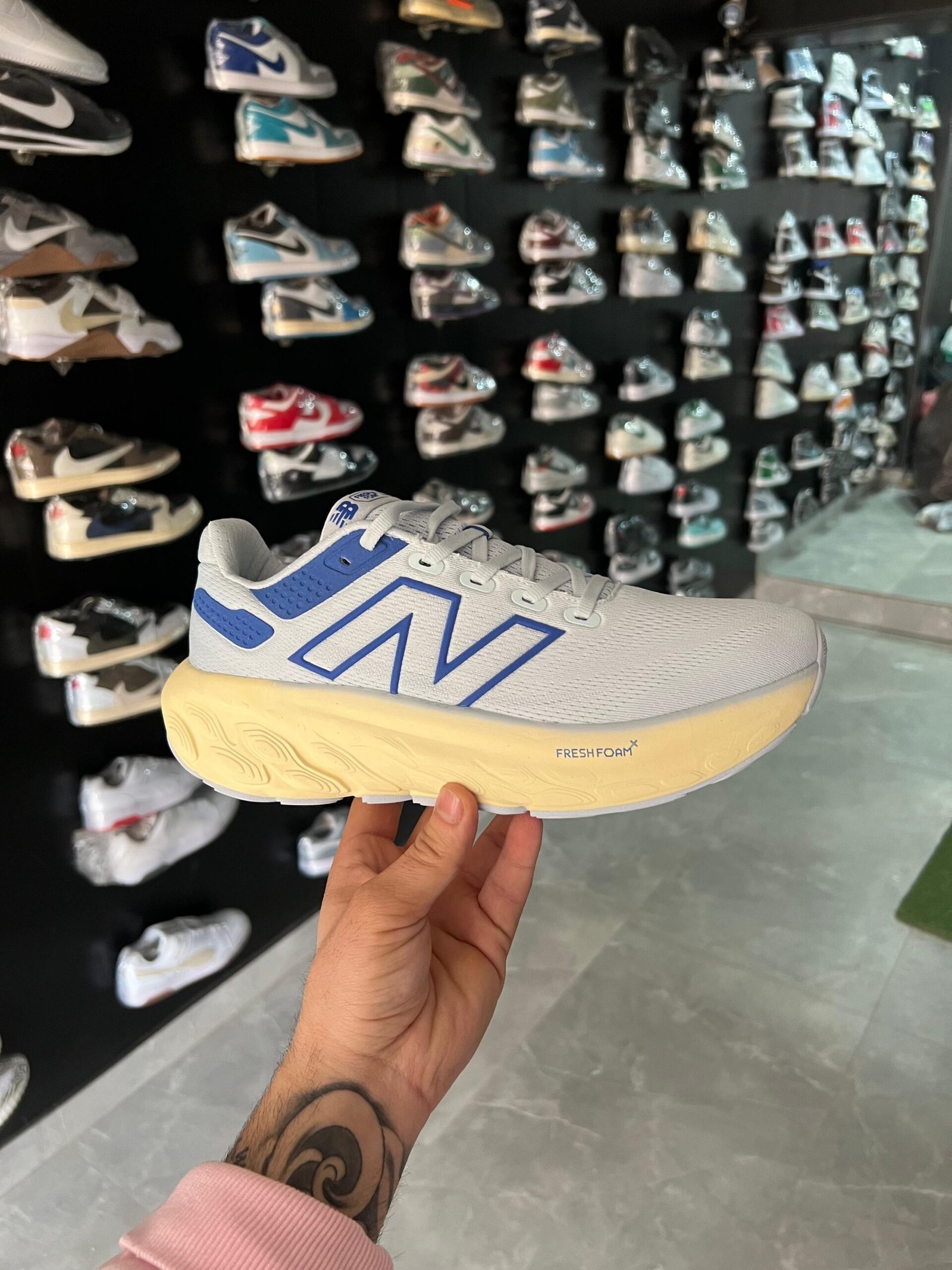 Branded NB Fresh Foam X Running Shoes (Blue)