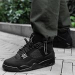Branded Jordan Retro 4 (Full Black)