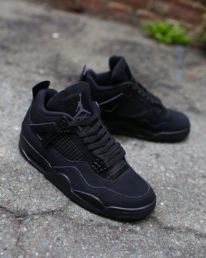 Branded Jordan Retro 4 (Full Black)