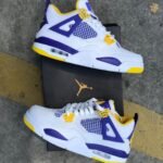 Branded Jordan Retro 4 (White& Blue)