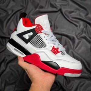 Branded Jordan Retro 4 (White & Red)