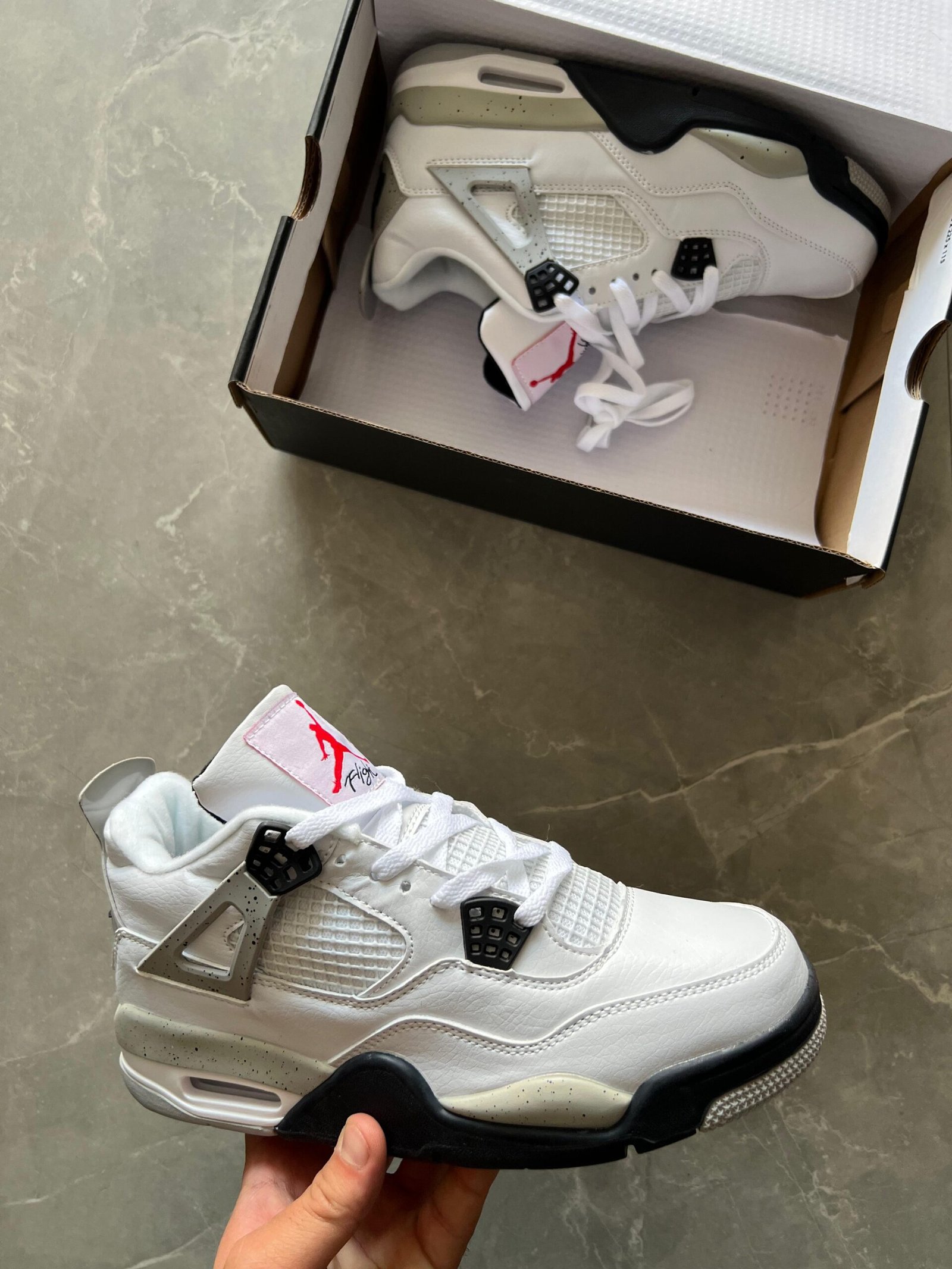 WhatsApp Image 2024-05-25 at 4.28.33 PM Branded Jordan Retro 4 1st Copy Shoes (White) - WeftKart