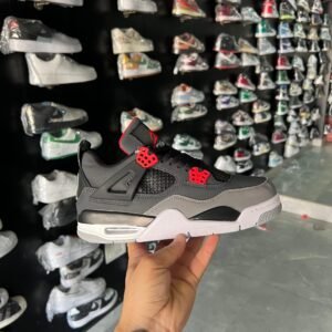 Branded Jordan Retro 4 1st Copy Shoes (Black)