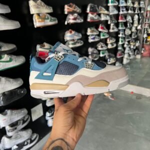 Branded Jordan Retro 4 1st Copy Shoes (Blue) - WeftKart