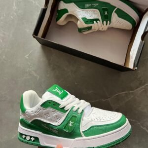 Branded LV Sneaker 1st Copy Shoes (Green)