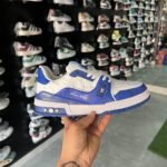 Branded LV Sneaker 1st Copy Shoes (Blue)