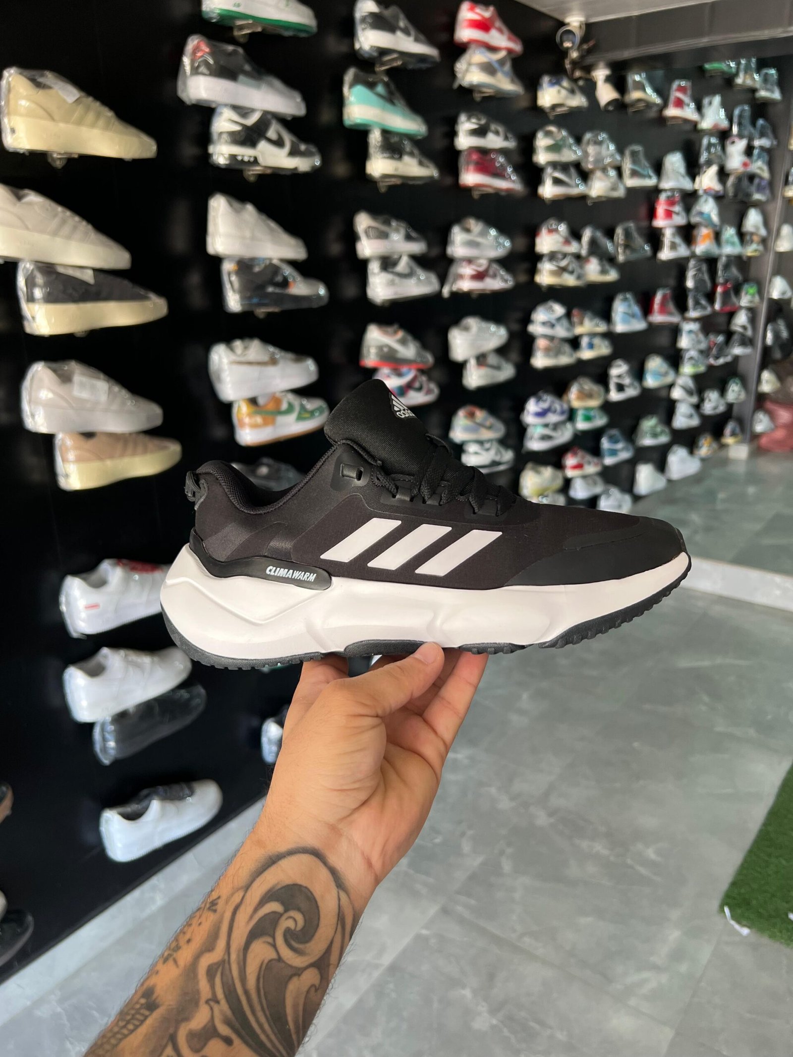 Branded Adidas Clima Warm 1st Copy Shoes (Black)