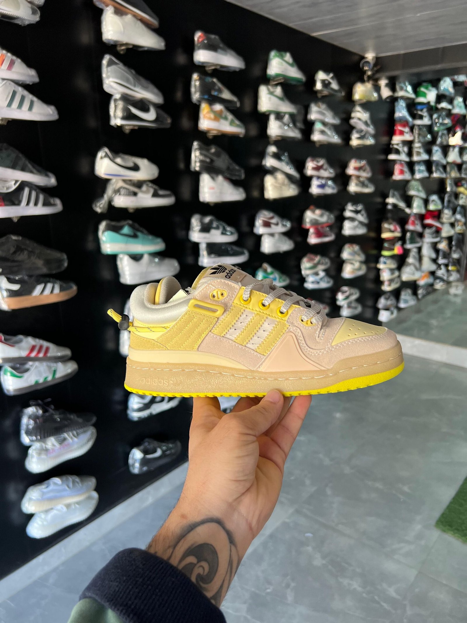 Branded Adidas Bad Bunny Yellow 1st Copy Shoes (Girls)