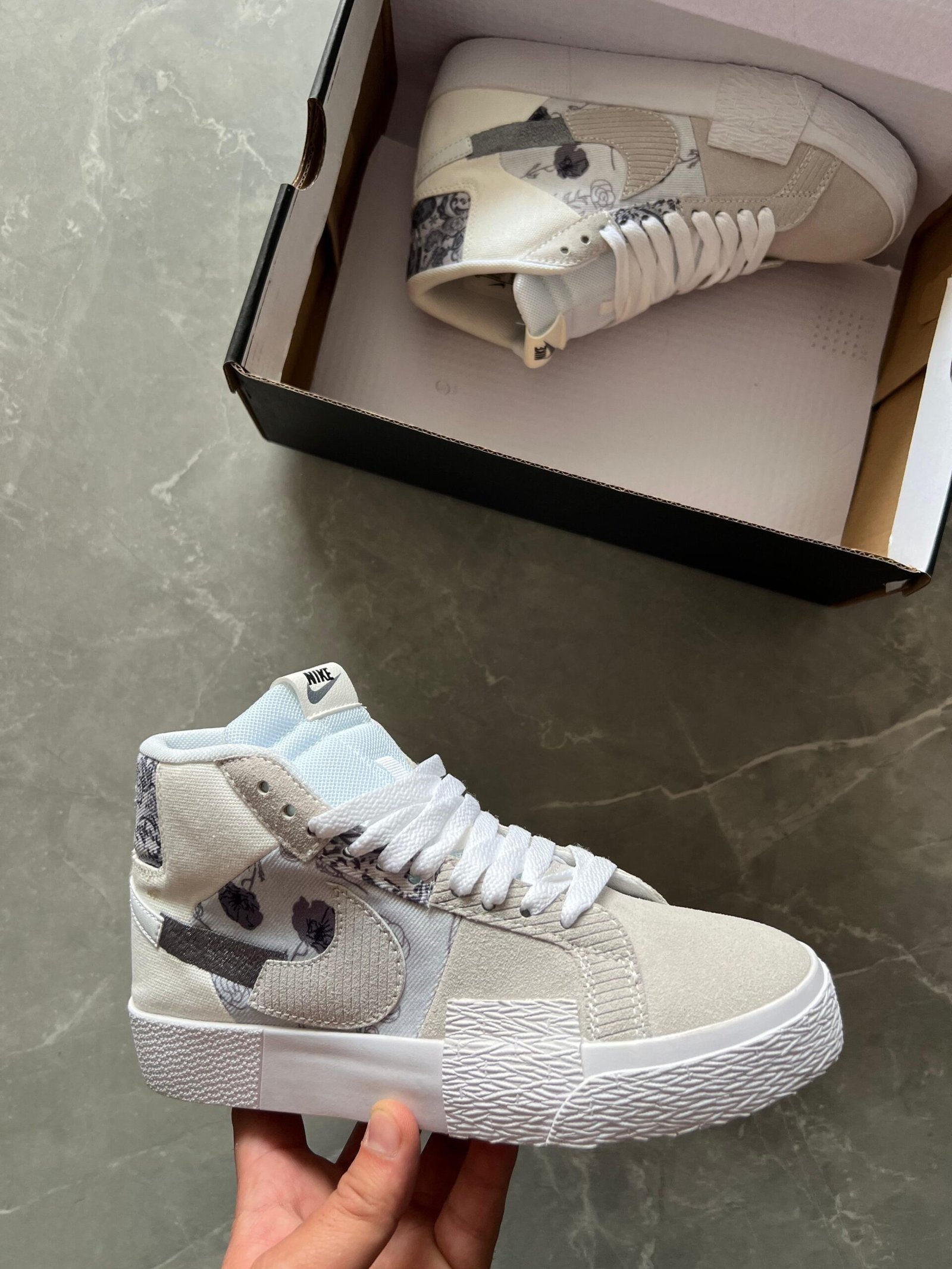 Branded Nike Blazer Mid Check 1st Copy Shoes (Girls)