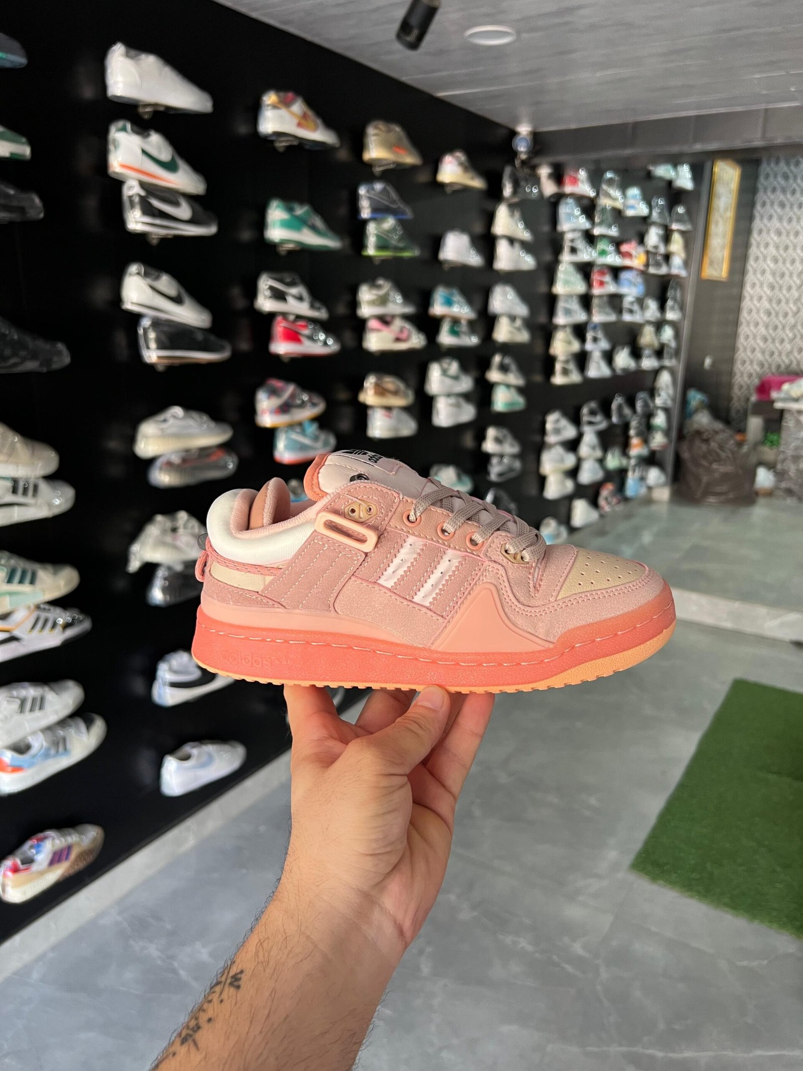 Branded Adidas Bad Bunny Pink 1st Copy Shoes (Girls)