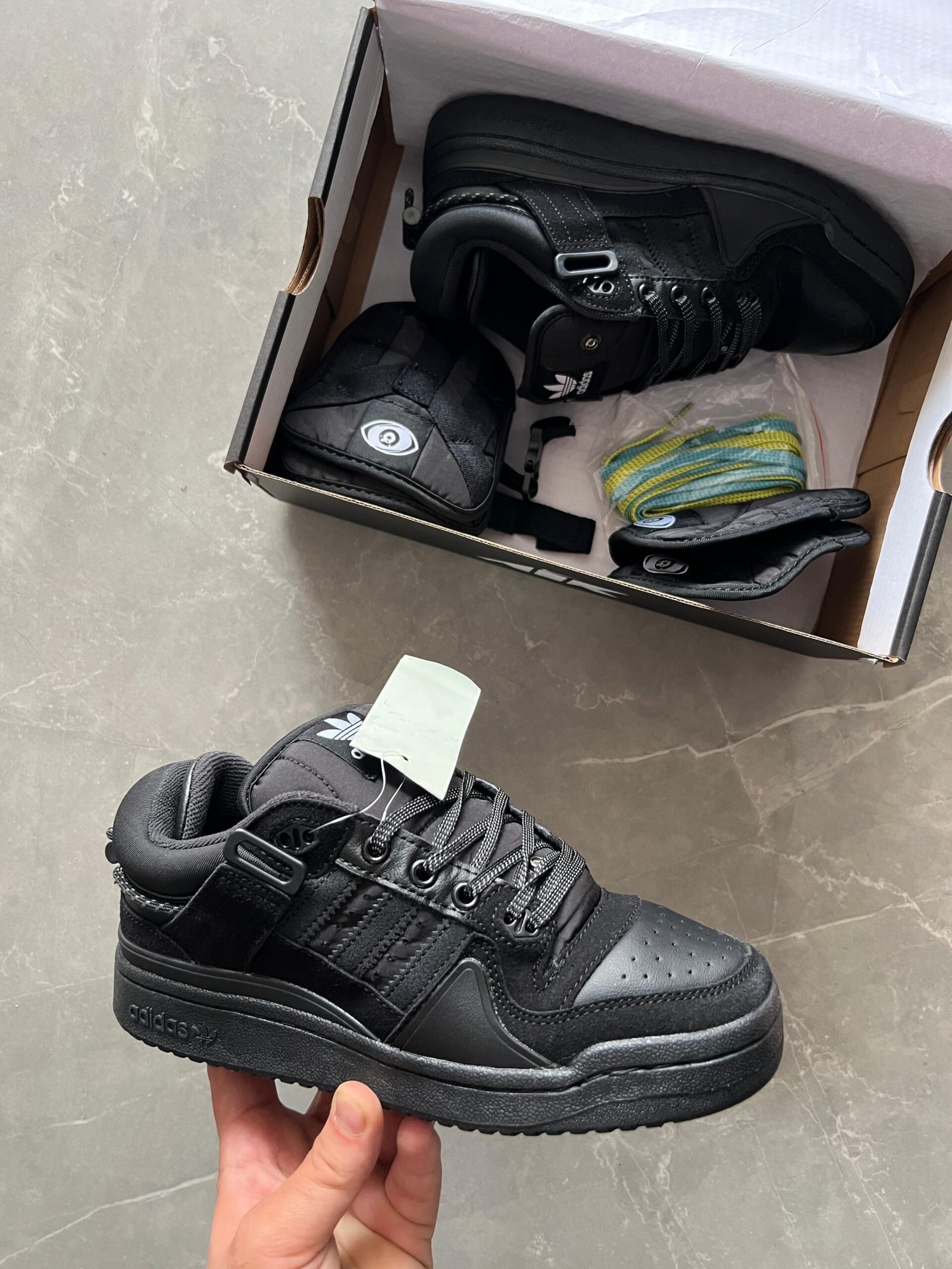 Branded Adidas Bad Bunny Black 1st Copy Shoes (Girls)