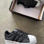 Adidas Superstar Originals First Copy Shoes (Black & White)