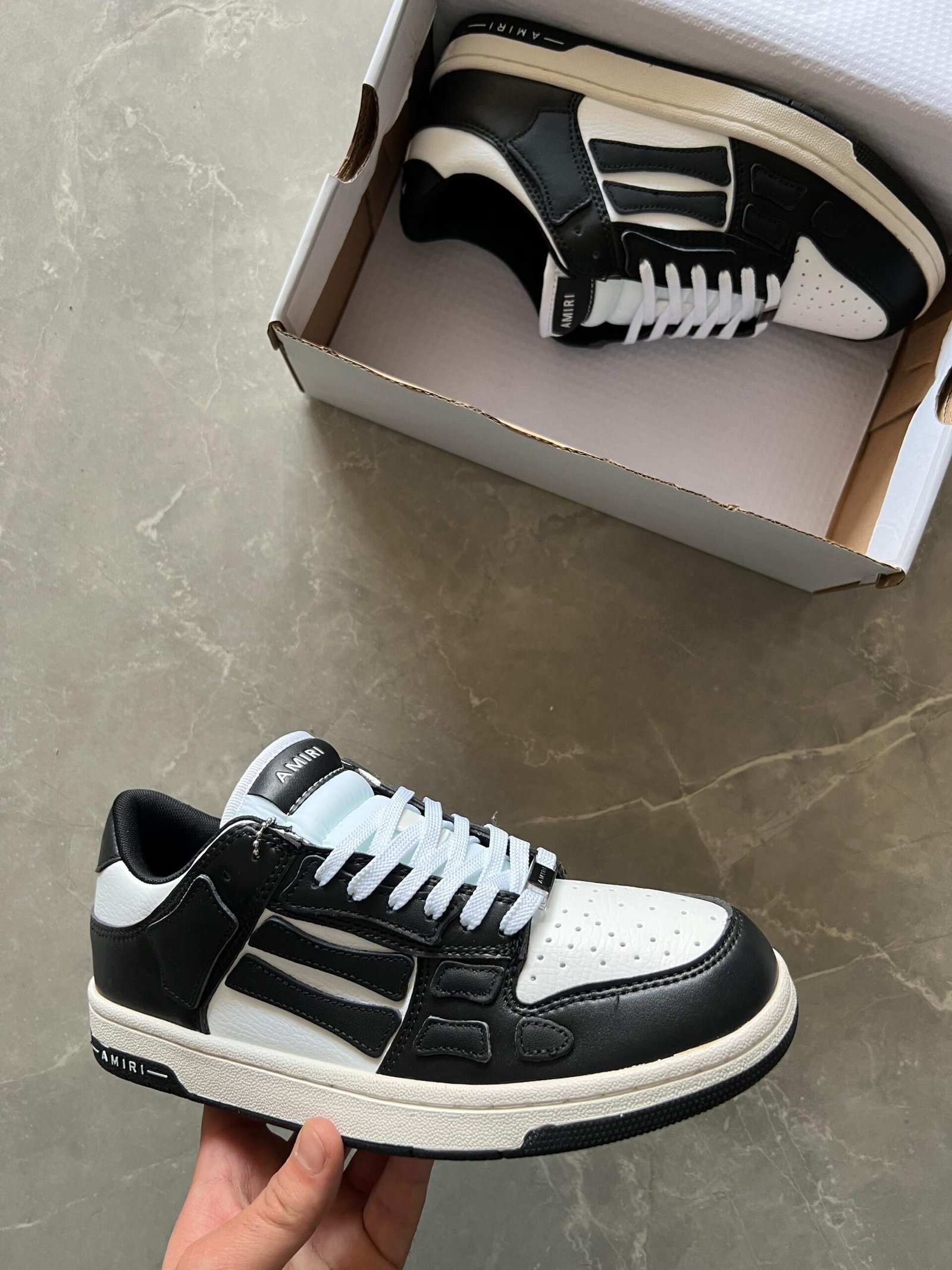 Amiri Skel Low Top 1st Copy Sneakers - WeftKart