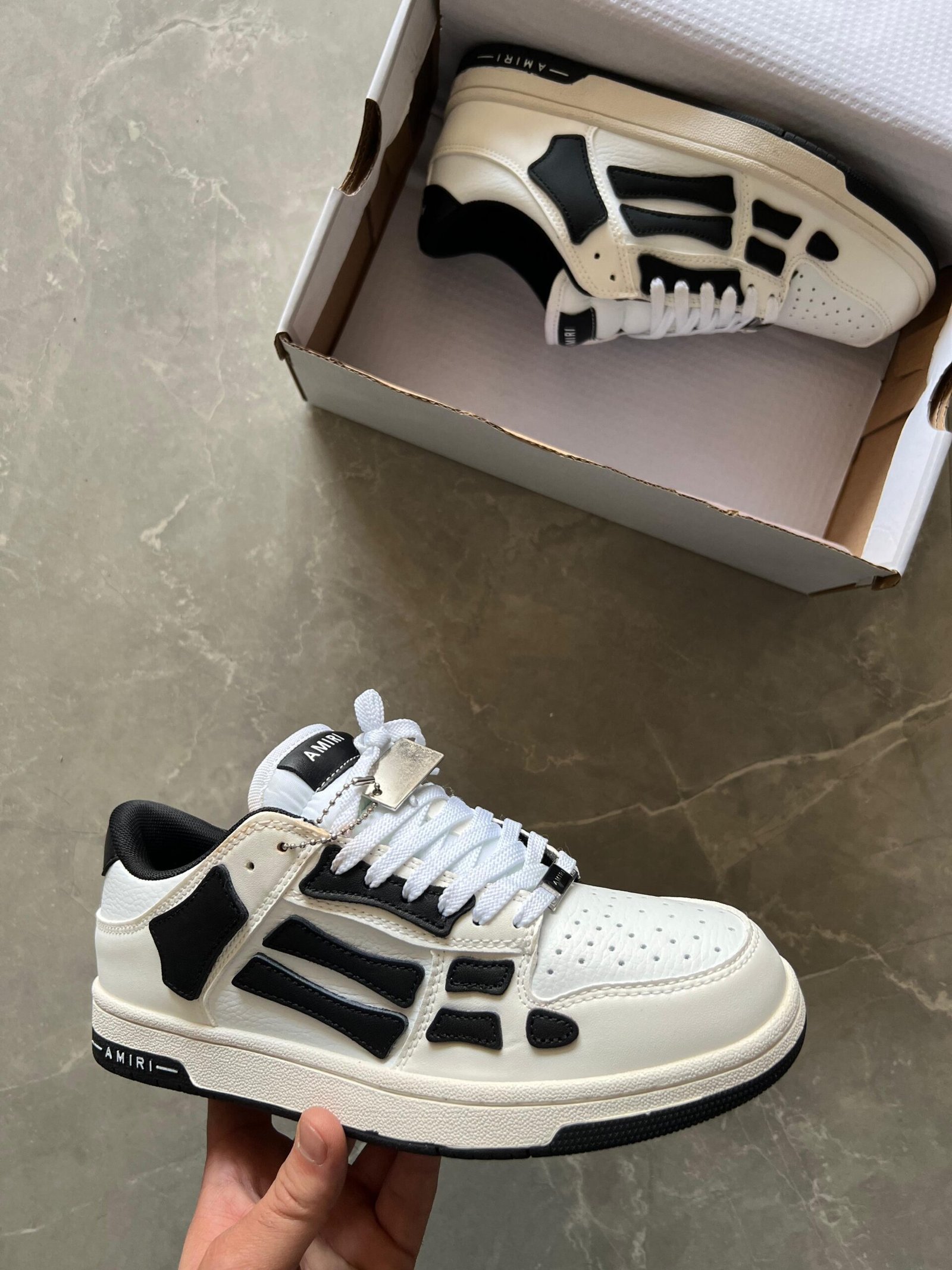 Amiri Skel Low Top 1st Copy Sneakers - WeftKart