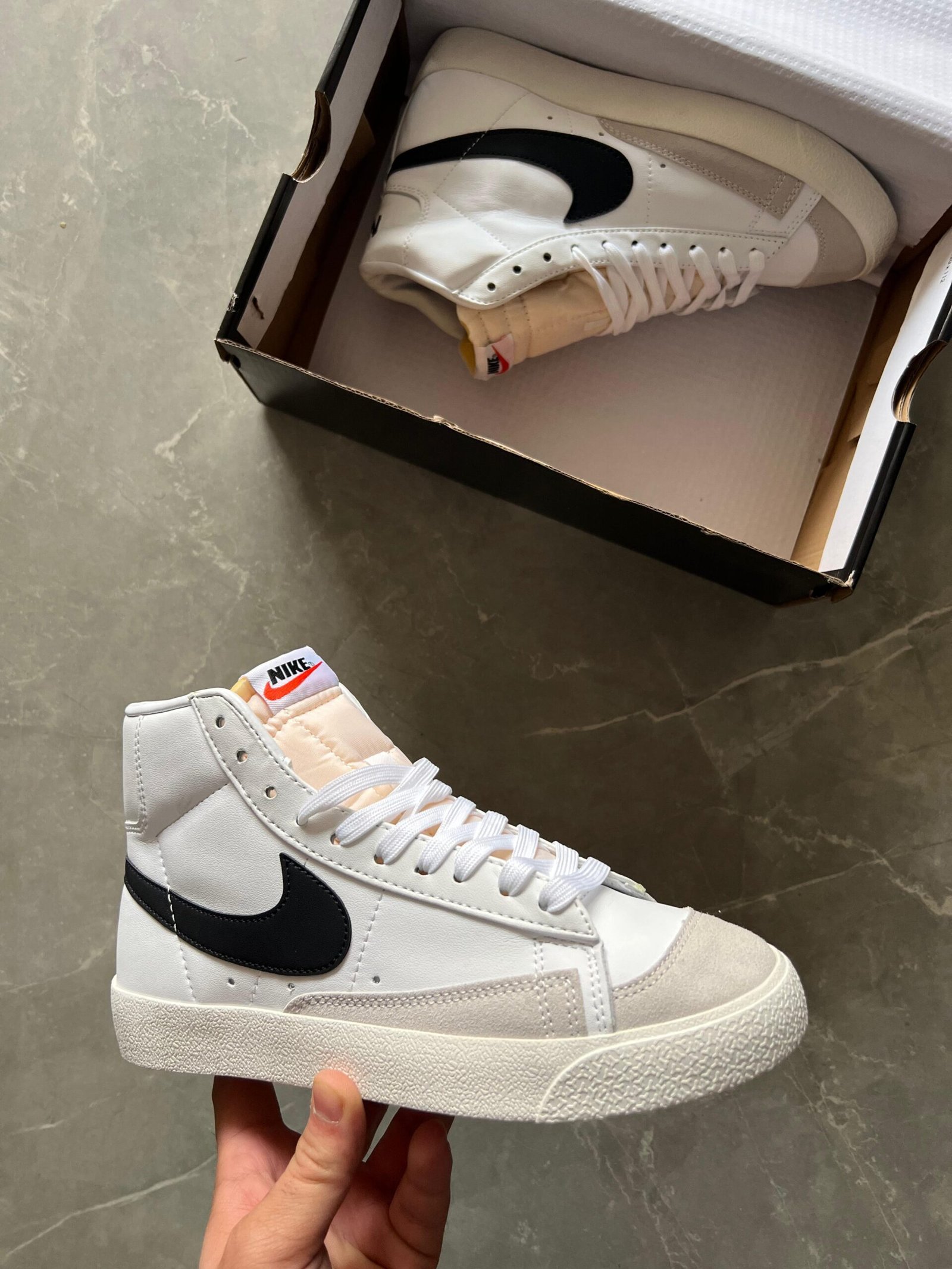 WhatsApp Image 2024-08-08 at 4.59.23 PM (1) Nike Blazer Mid Vintage Sneakers - Full Leather (Girls)