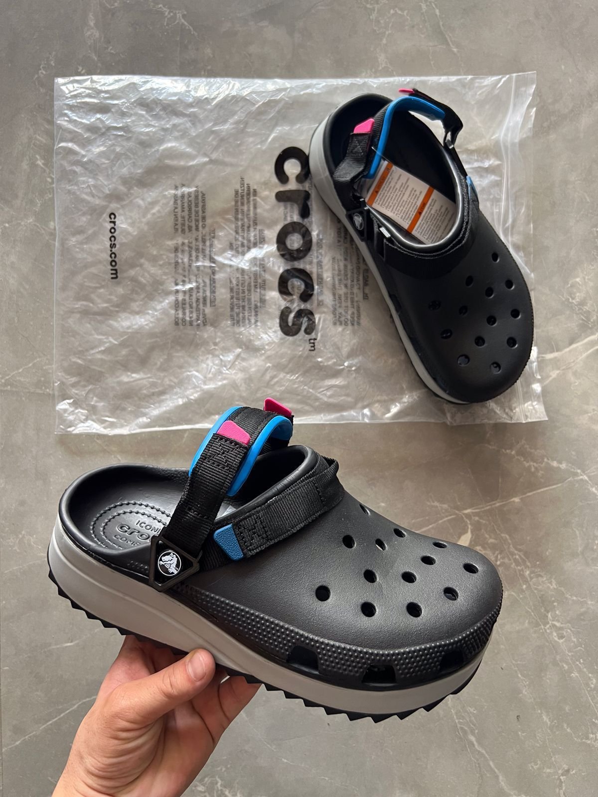 WhatsApp Image 2024-08-09 at 5.46.30 PM Classic Hiker Black Unisex Clog