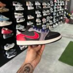 Nike Air Jordan Cut Low Sneakers (Black&Red)