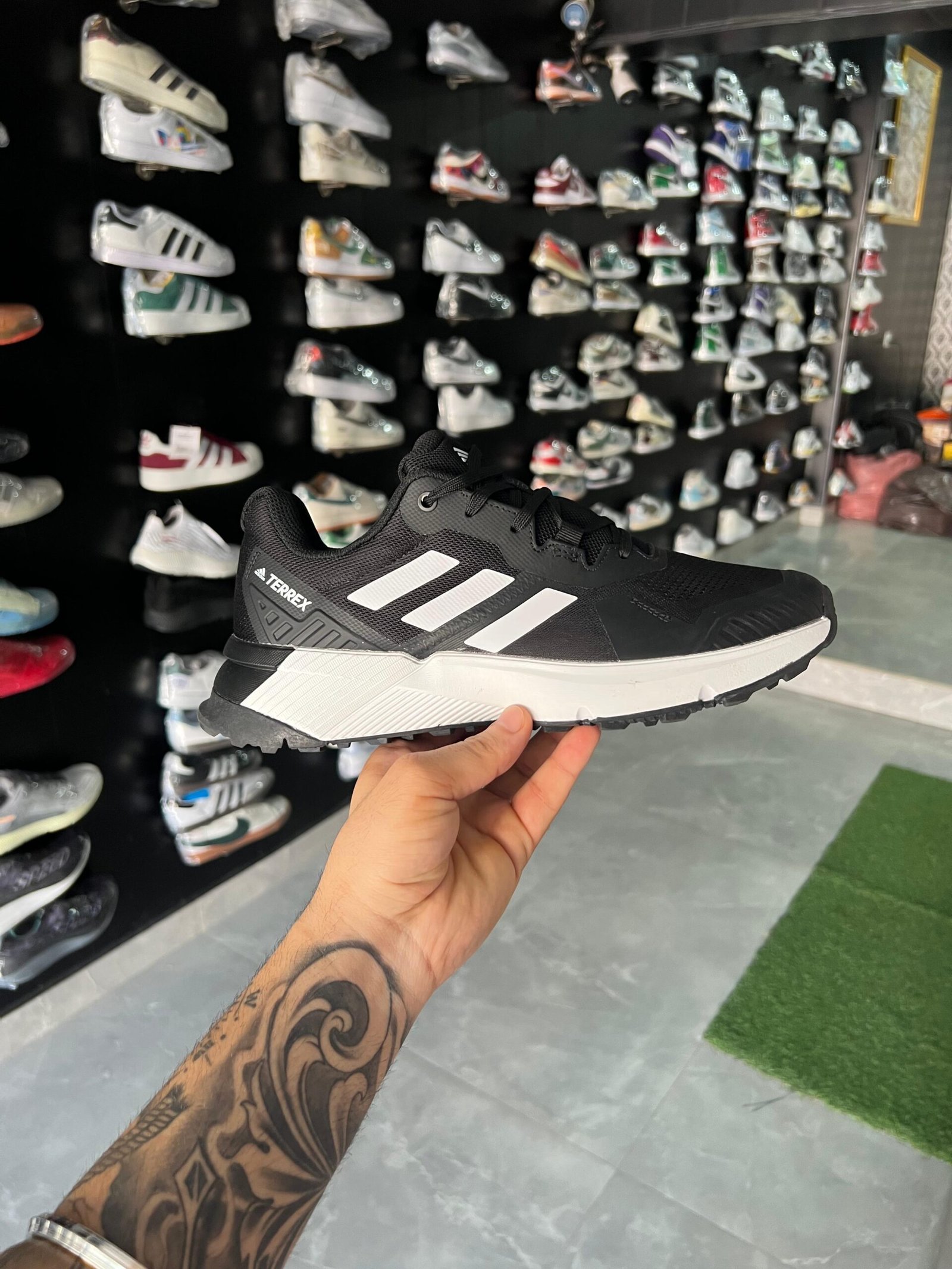 Adidas Terrex Soulstride Running Shoes (Black) - WeftKart