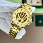 Rolex 1st Copy Watch Classic Golden Automatic for Men