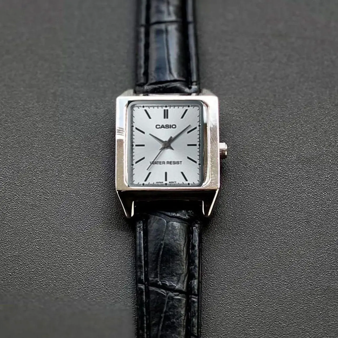 Casio Model for Her First Copy Watch - Black Leather Strap (1) Casio Model for Her First Copy Watch - Black Leather Strap