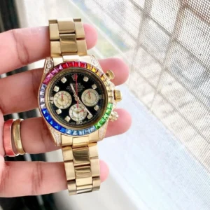 Cheapest Rolex Watches - Daytona Golden Rainbow for Men
