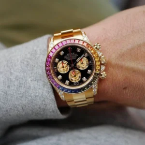 Cheapest Rolex Watches - Daytona Golden Rainbow for Men