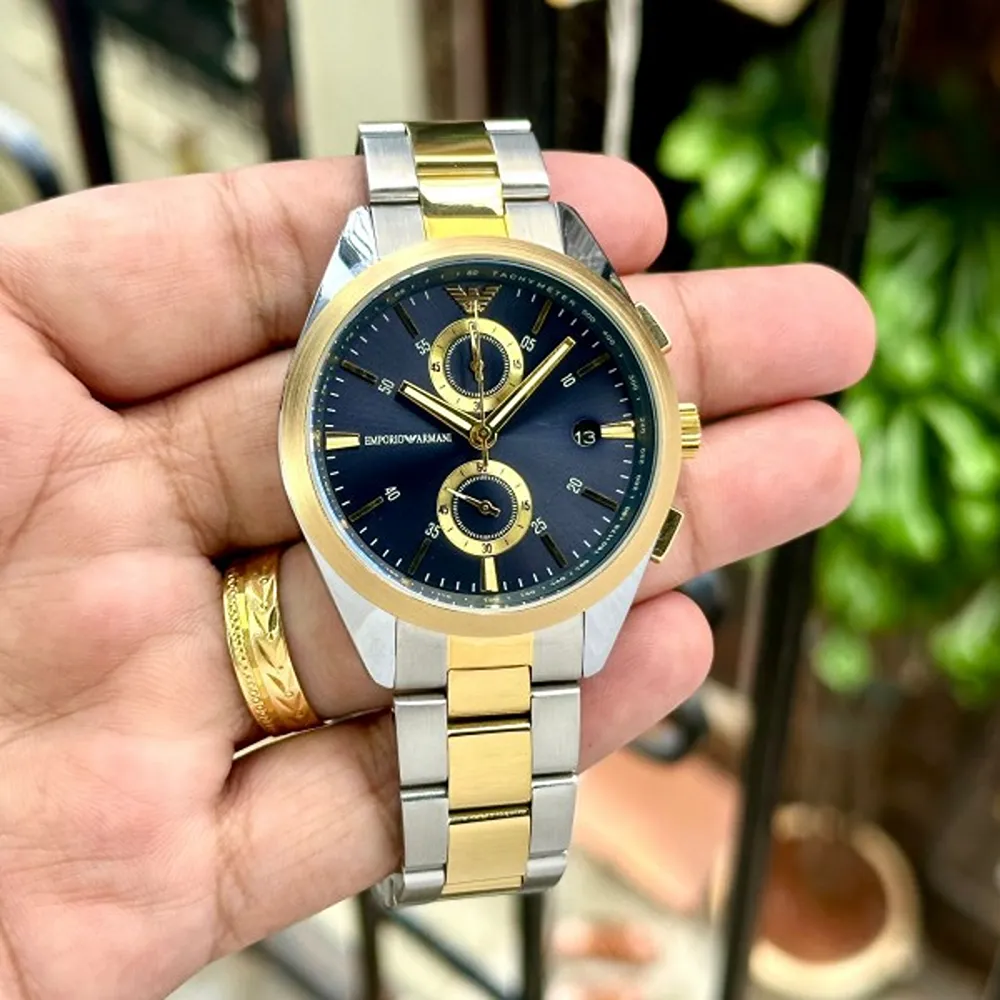 Emporio Armani Claudio First Copy Watch - Blue Dial