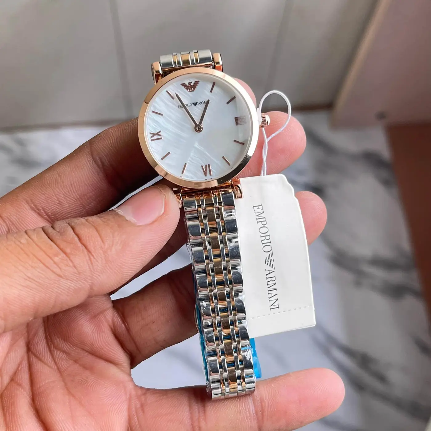 Emporio Armani Diamonds Zoom Face First Copy Watch WeftKart