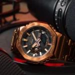 First Copy Casio G-Shock GM2100 - Gold and Black for Men