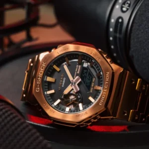 First Copy Casio G-Shock GM2100 - Gold and Black for Men