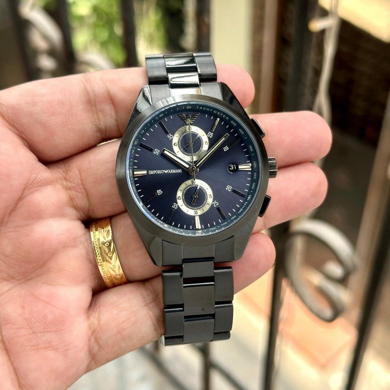 First Copy Emporio Armani Claudio Watch - Blue Dial First Copy Emporio Armani Claudio Watch - Blue Dial